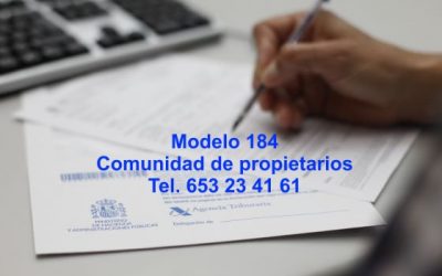 Modelo 184 – Comunidad de propietarios